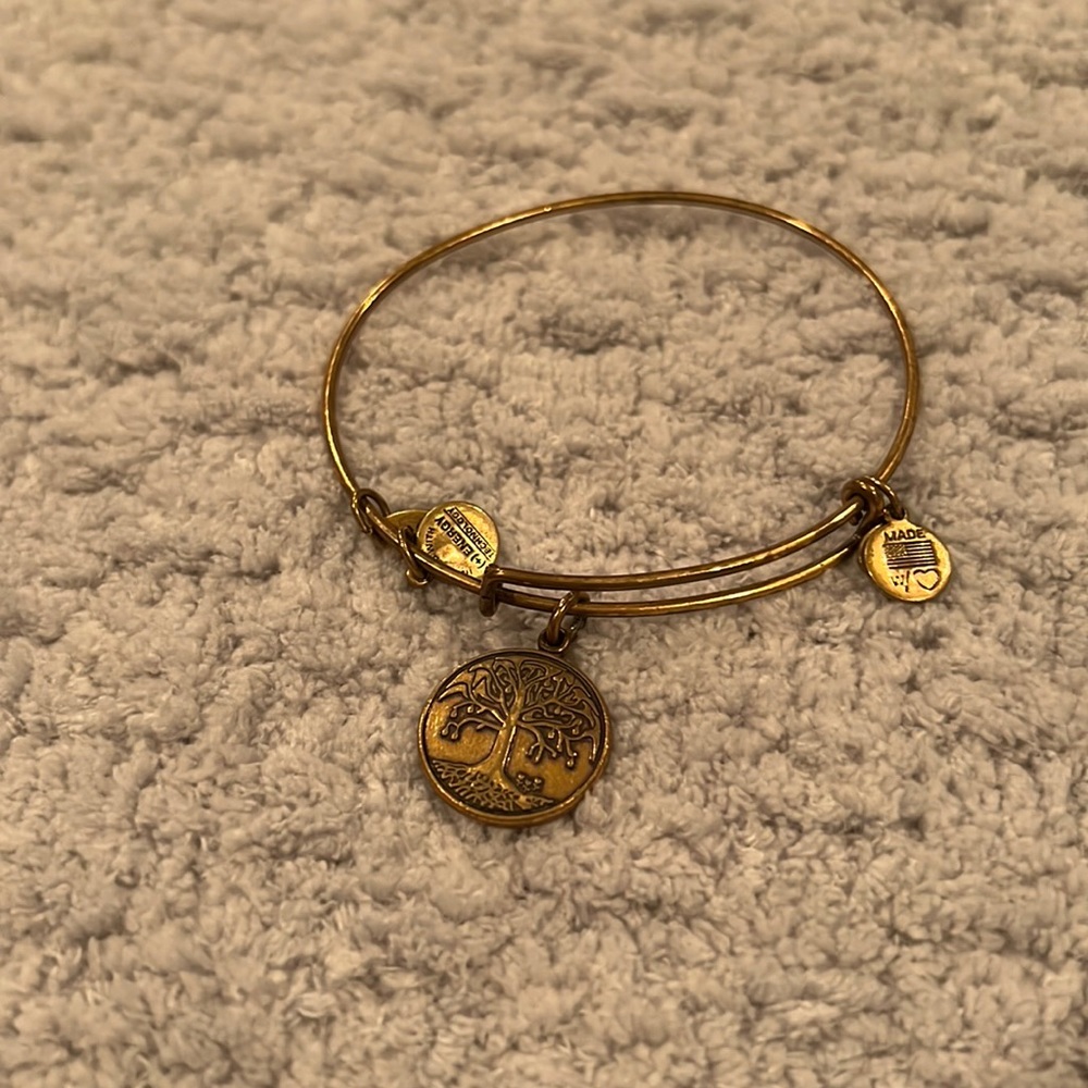 Alex + Ani Tree if Life Gold Bangle